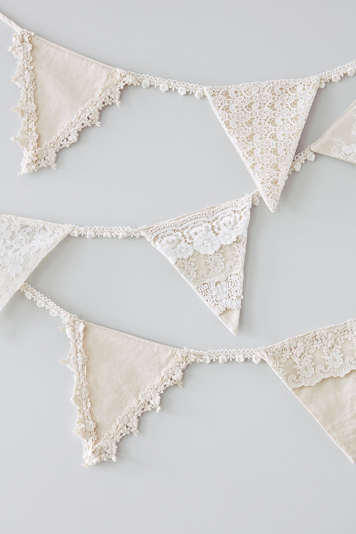 Linen and Lace Bunting