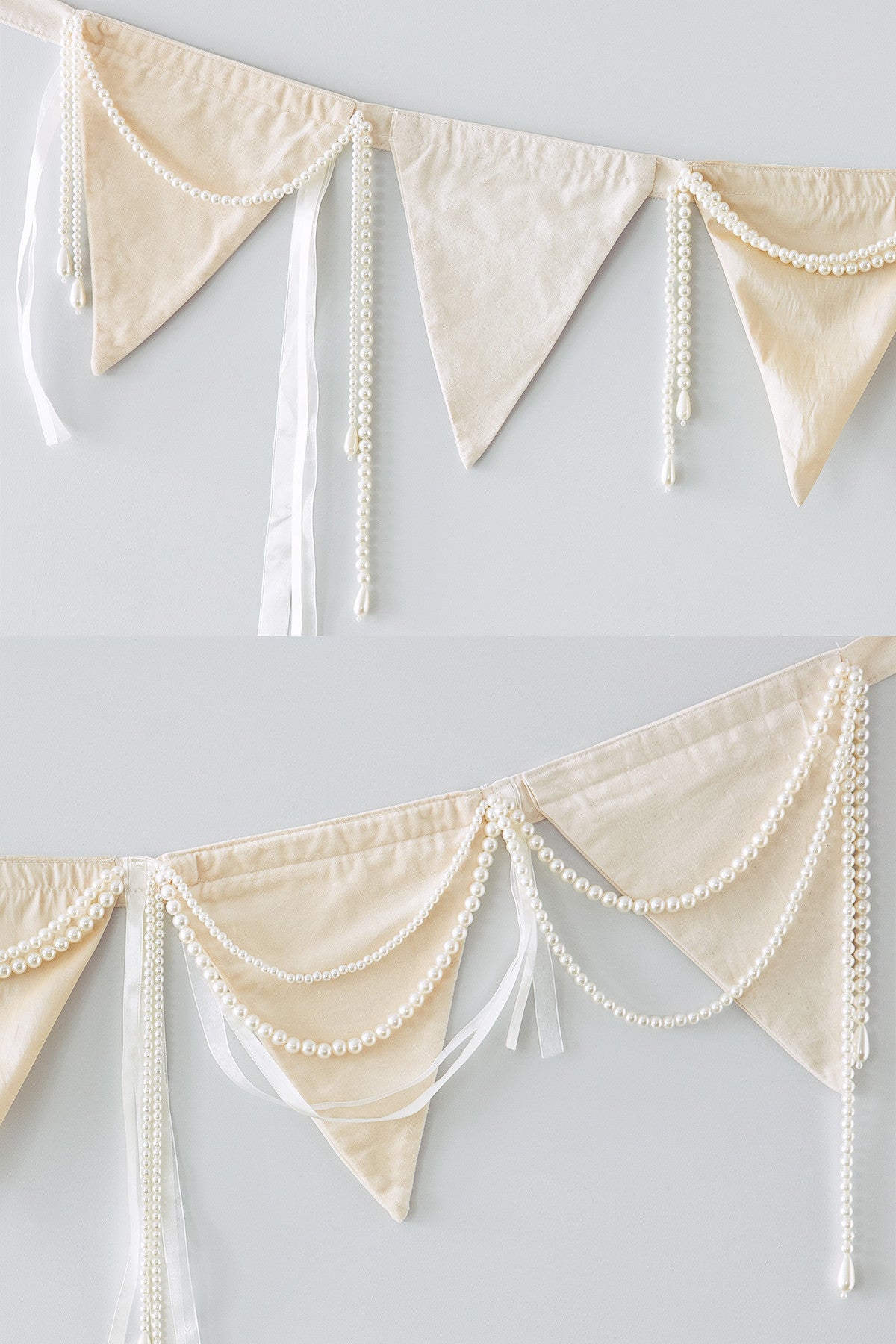 Ribbon and Pearls Bunting